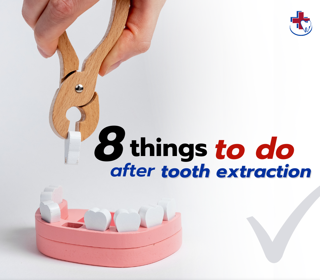 8 things to do after “tooth extraction” Chiangmai Hospital Tel 053 225 222